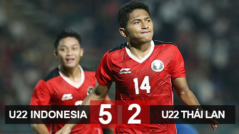 Kết quả U22 Thái Lan 2-5 U22 Indonesia: Indonesia vô địch sau 32 năm chờ đợi 